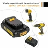 DCB203 Li ion Battery 3Ah Replacement for DeWalt 18v 20Volt Max Lithium Ion Batteries DCB206 DCB205 DCB204 DCB200Power Tools 6