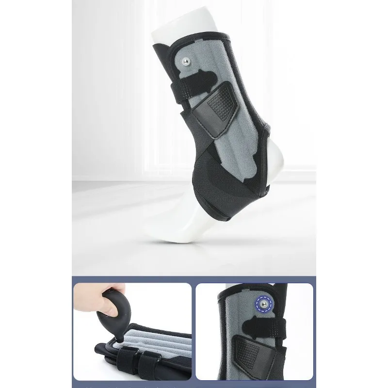 Adjustable Medical Ankle Fracture Fixation Support Pain Relief Brace Inflatable Airbag Foot Pronation Orthosis Rehabilitation images - 6