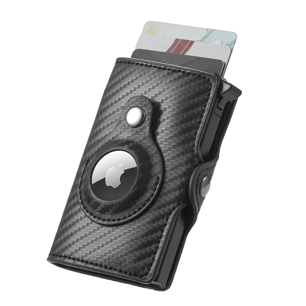 

New Pop-Up Credit Card Case with RFID Protection pu Leather Wallet with Compartment for Notes and Coins for Men and Women