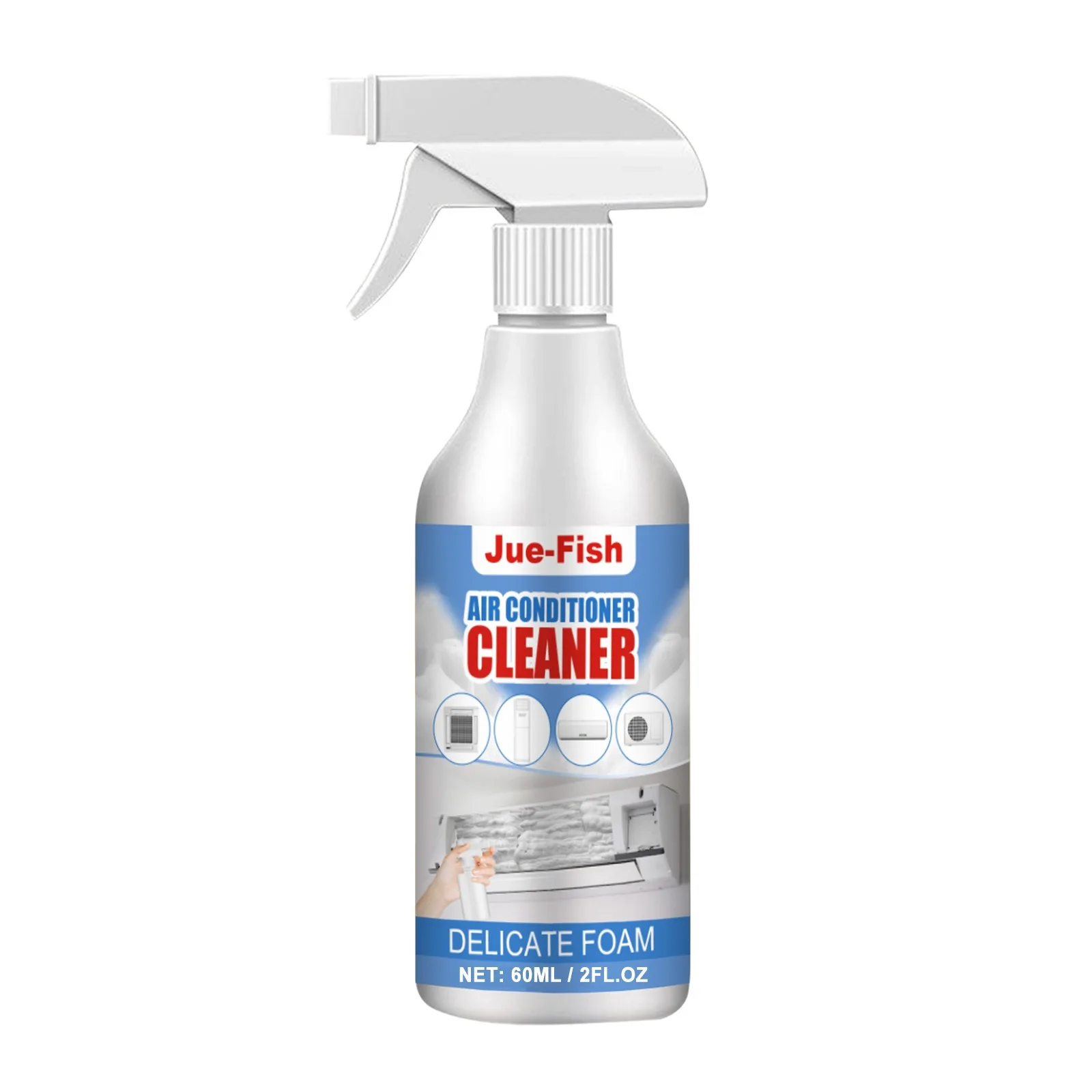 Air conditioning cleaner Jue-Fish air-conditioning cleaner Household air-conditioning hanging machine disassembly-free washing-free deodorizing and des