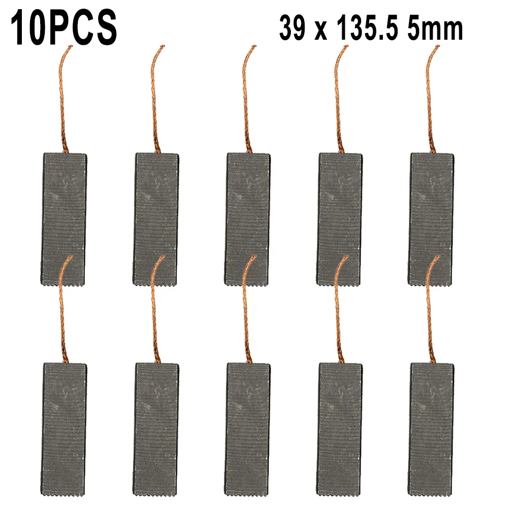 

Set Carbon Brush Indoor Outdoor Motor 10pcs 39*13.5*5mm 70mm Accessories Precision Manufacturing Power Tools Parts