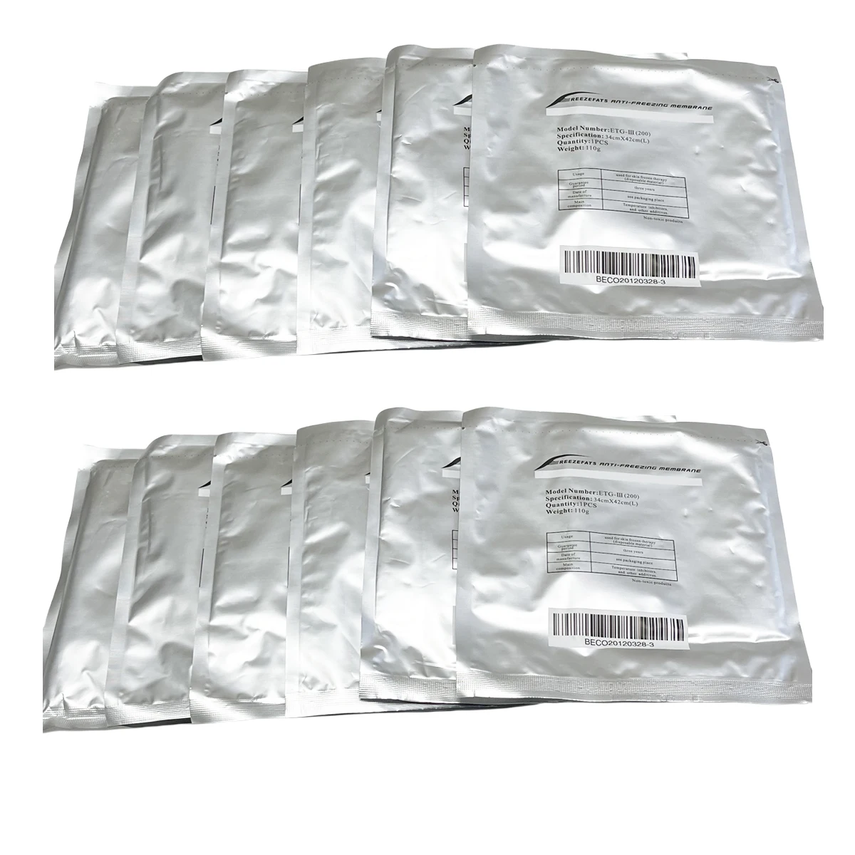 Fat Freezing Membranes Anti Freeze Membranes Gel Patches for Cryolipolysis Body Slimming Massager Weight Loss Lipo Cold Therapy