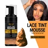 GOIPLE 100ml Natural Lace Tint Spray Quick Drying Waterproof Wig Frontal Colorant for Mesh Tint Melting Foam Moisturized Mousse 1