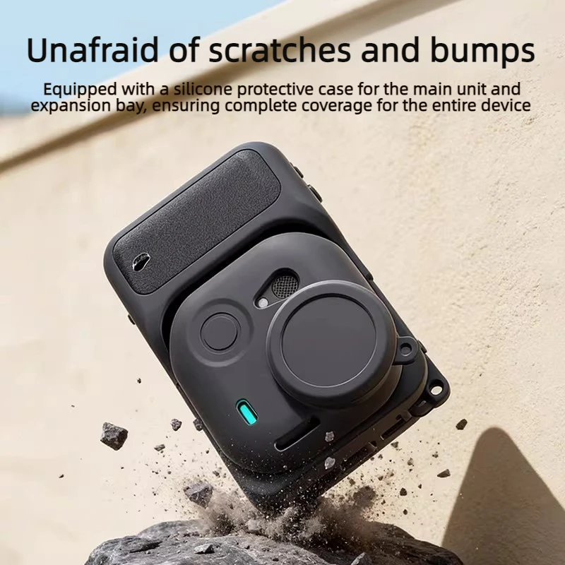 Shockproof Silicone Protective Case with Lens Protection Film