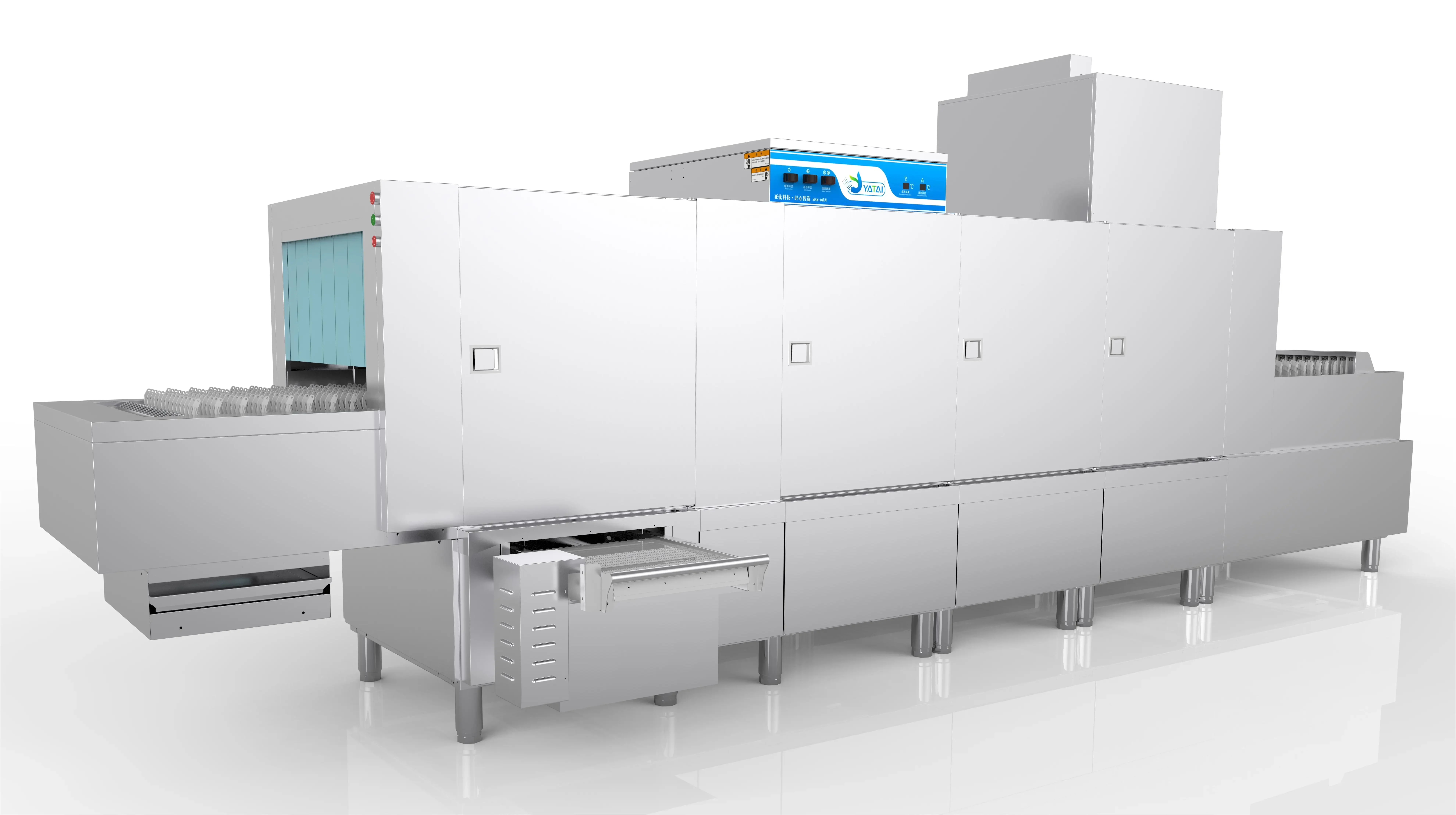 High-efficiency Kitchen Commercial Full-automatic Independent Drying and Disinfection Canteen Dishwasher 2