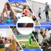 Gym Timer with Remote 11''x 3.5''Ultra-Clear Interval Timer with LED Countdown/Up Wall Clock  Power Fitness Timer Stopwatch 6