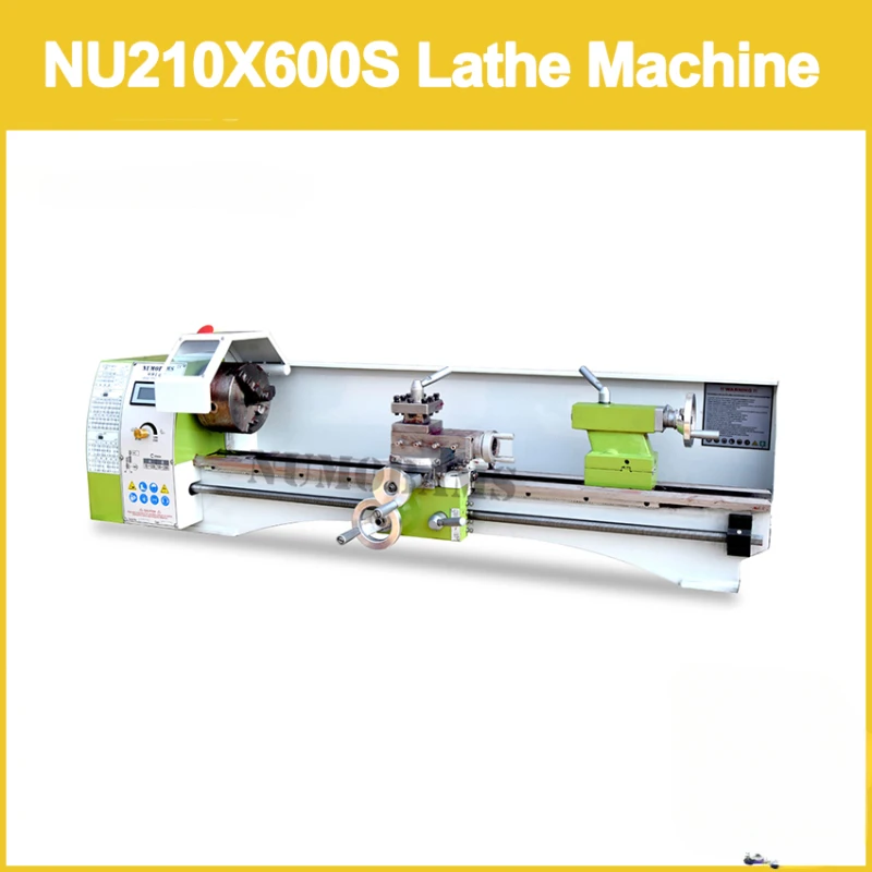 

YYHCNU210X600S 750W Rated Output Power Motor MT5 Spindle+125mm Chuck with 600mm Working Table Mini Metal Lathe Machine