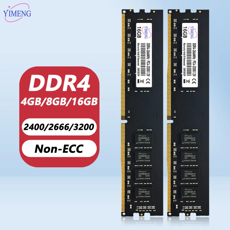 Memória RAM Yimeng 16 GB (2x8 GB) DDR4 2400 MHz CL17