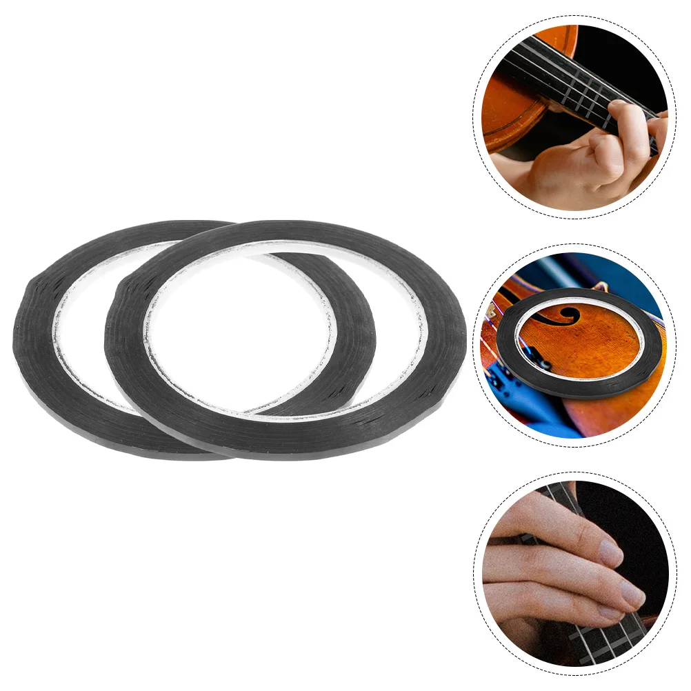 

2 Rolls Positioning Tape Instrument Supply Beginner Violin Learning Decal White Boards Scale Decals Musical