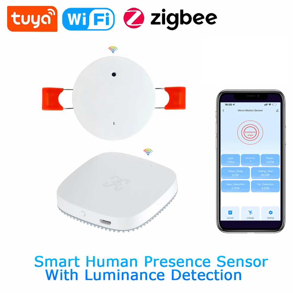 Tuya Zigbee Smart Human Presence Detector Smart Life Zigbee Human