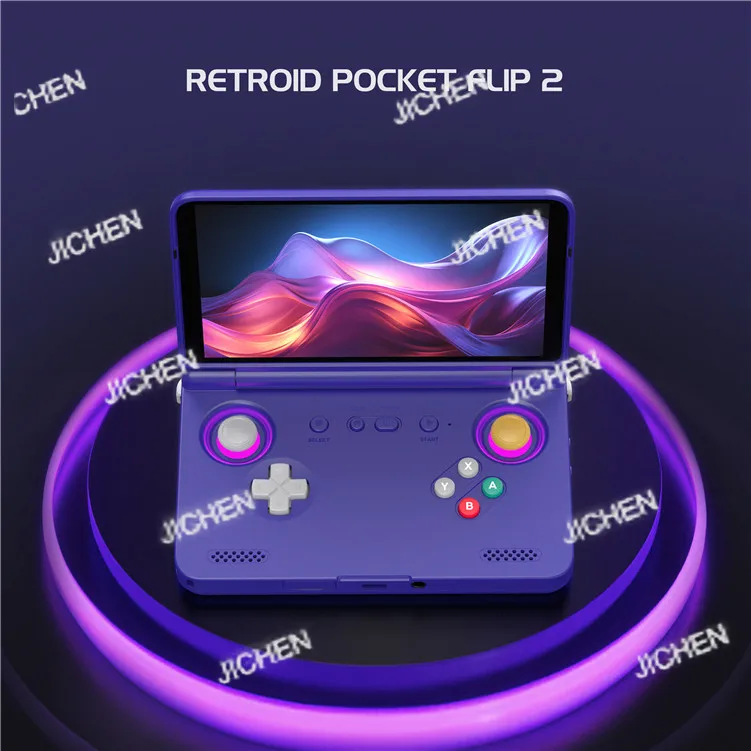 新型 Retroid Pocket Flip 2 携帯型ゲーム機 WiFi 6 SD865 5.5インチ