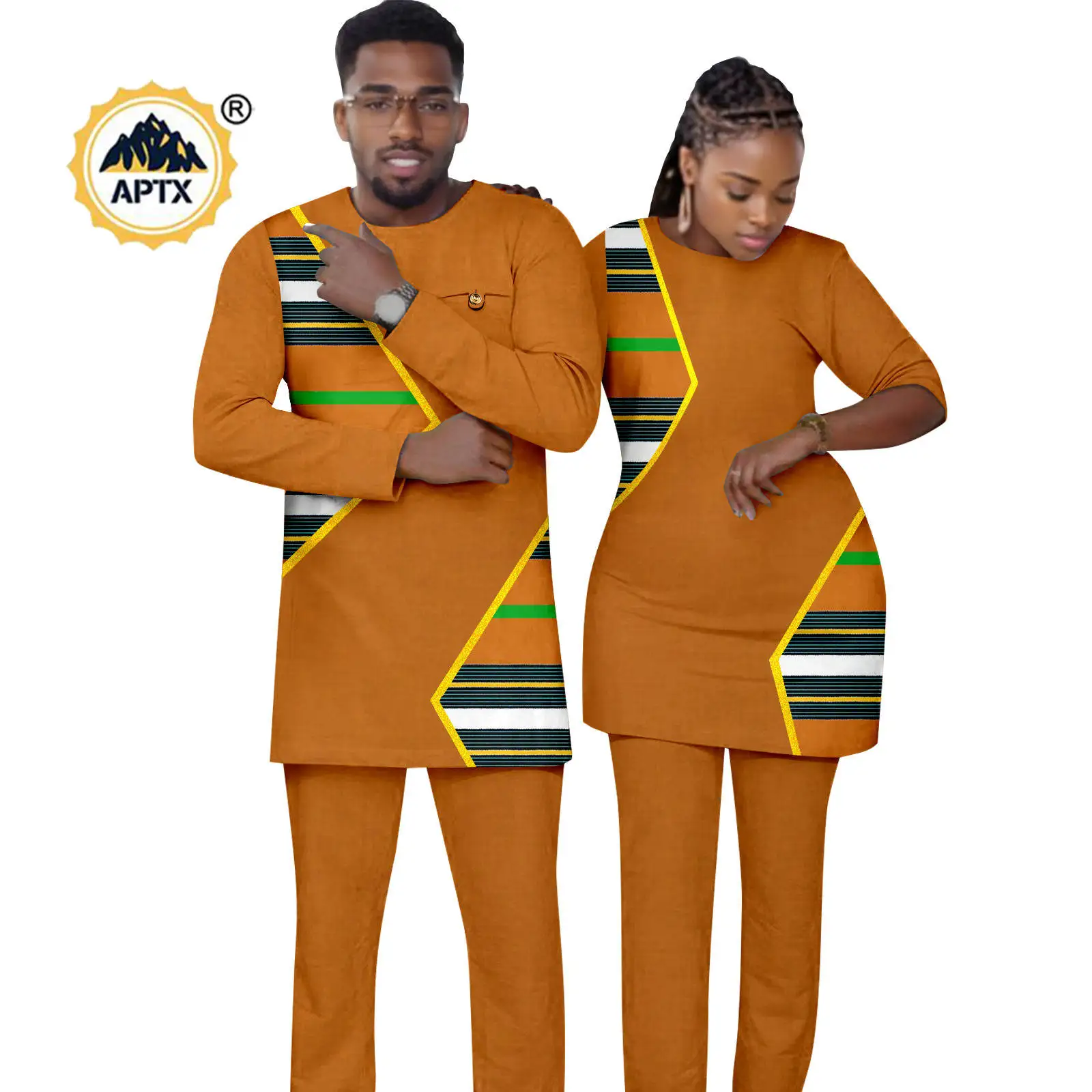 Afrikaanse Pakken Voor Mannen Shirt En Broek 2-delige Set Dashiki
