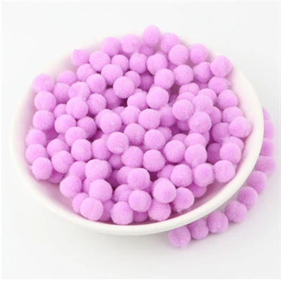 Wholesale 8mm Soft Fur Pompoms for Arts, Crafts, and Home Décor