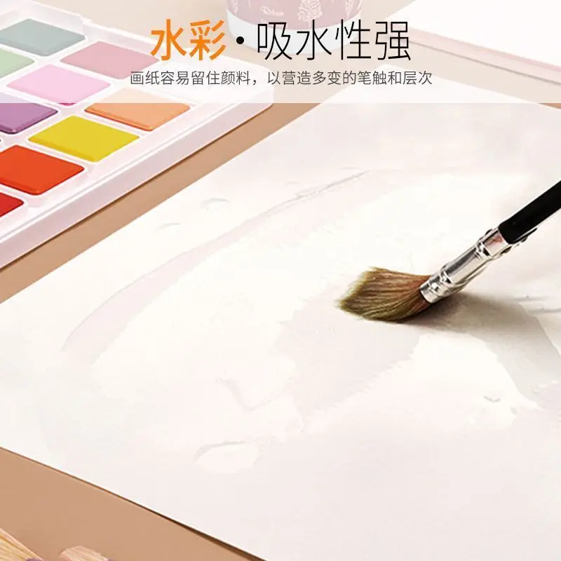 

8. Sketch Paper, Thickened Lead Drawing Paper, Painting Paper, 4. Boiling Gouache Paper, Watercolor Paper, Painting Practice, Ar