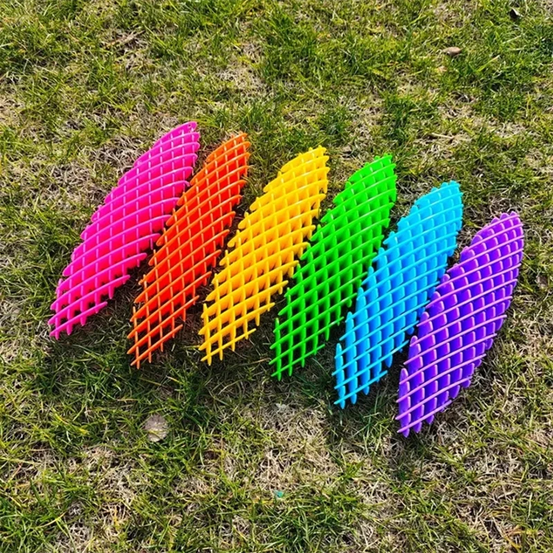 Fidget Worm Toy Six Sided Small Worm Decompression Stress Relief Kids Hand Relief