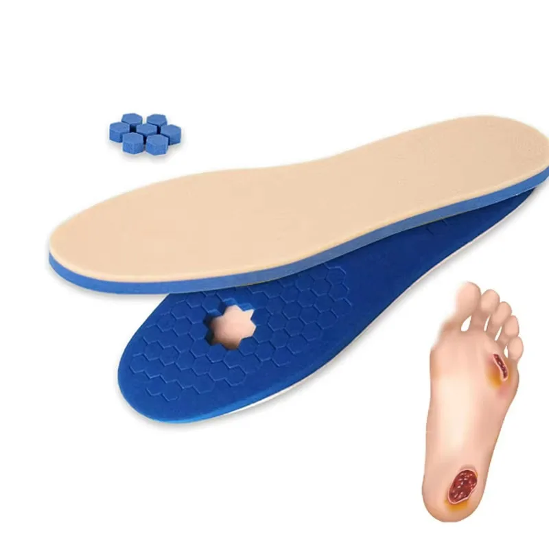 1Pair Foot Ulcer Insole-Diabetic Insole-Off Loading Insole Removable Peg Insoles-for Men and Women Foot Pain Relief 2