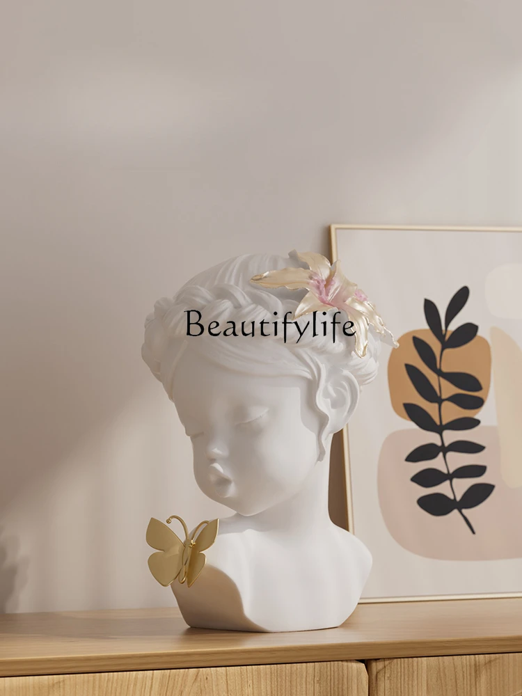 

Cream Style Abstract Character Art Ornaments Advanced Decorations