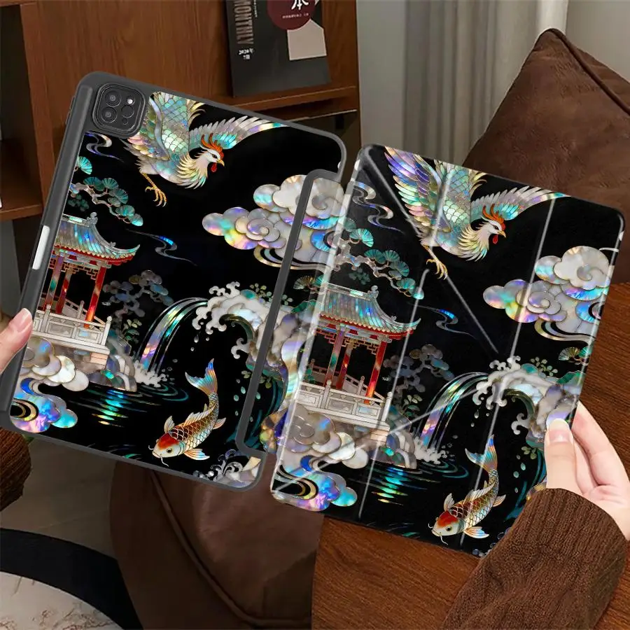 Phoenix Design Tablet Case with Holder Cover, for Multiple Models and Sizes