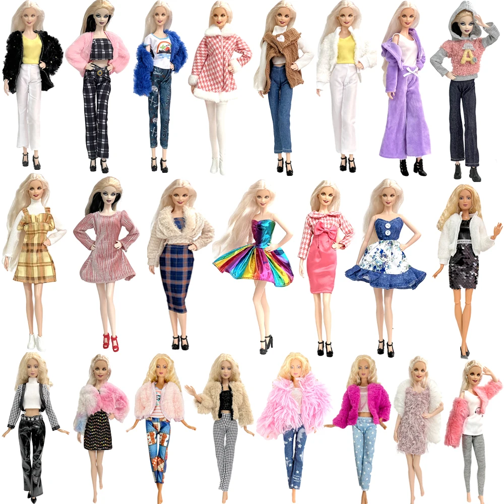 1 Set 30CM Princess Fashion Outfit New Dress Daily Skirt Casual for 1/6 Doll Clothes for Barbie Doll Accessories Gift Toy JJ doll clothes barbie doll clothes
