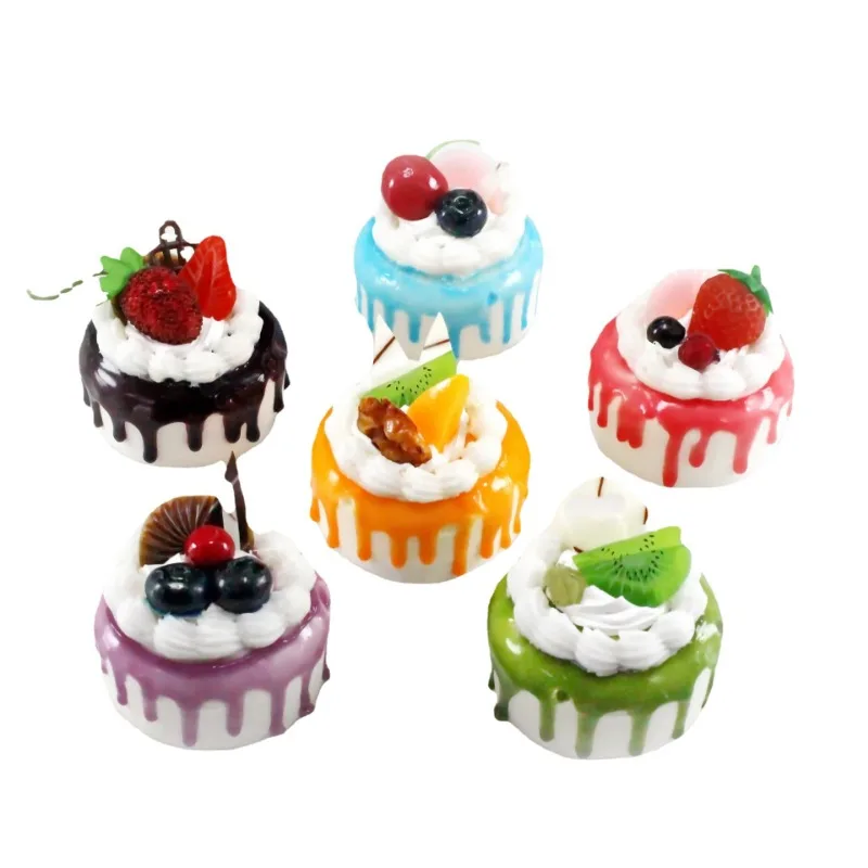 Artificial Fruit Cakes Dessert Model 1Pcs for food model,food photography props,kitchen food toys