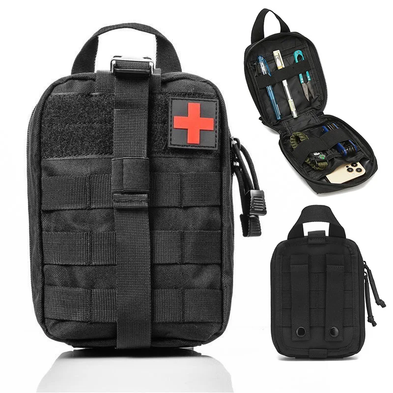 

Molle Ifak Pouch Rip Away Tactical Tear Away Medical Pouch,Military EMT First Aid Pouch Bag for Camping Hiking Travel Outdoor