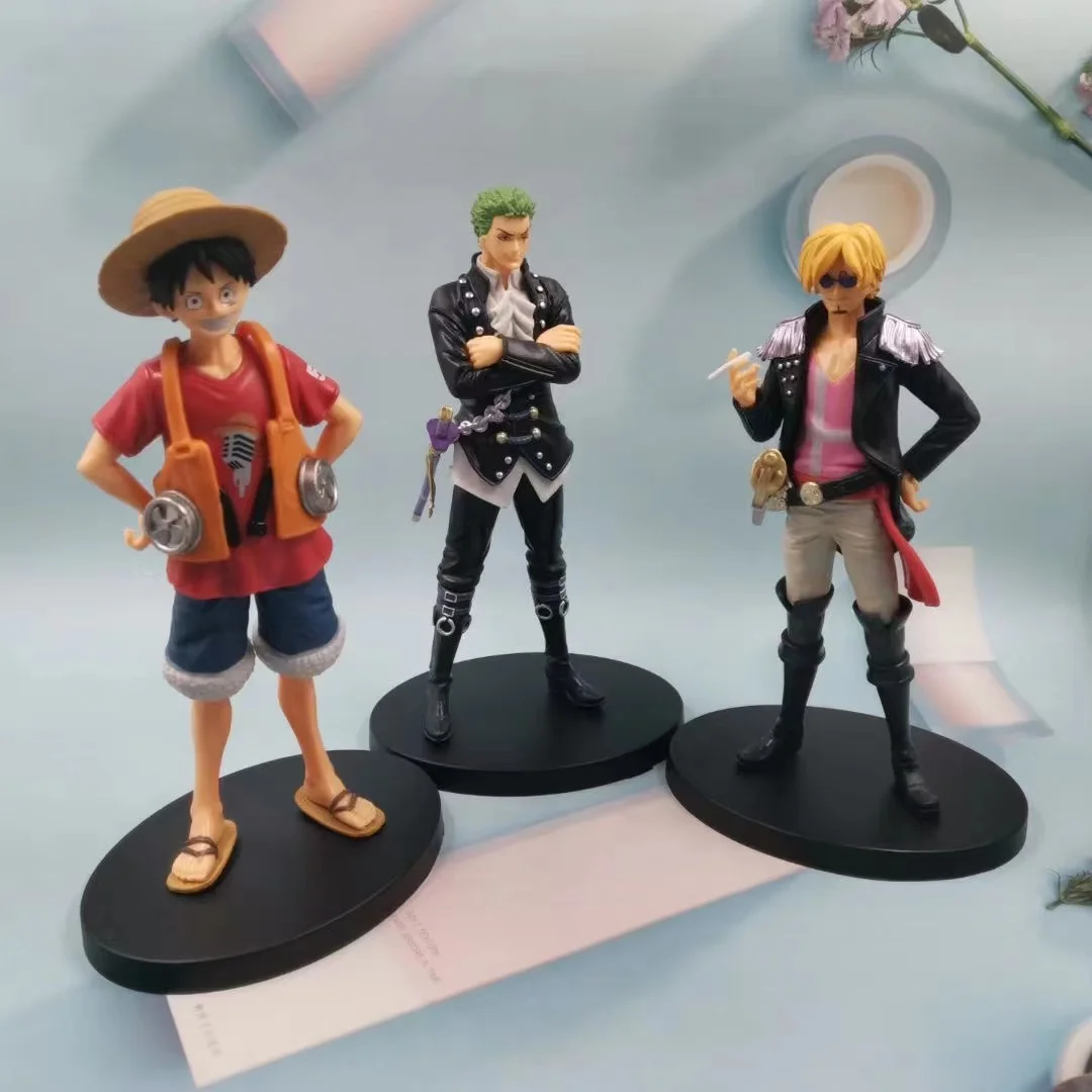 One Piece Anime Characters GK Luffy Zoro / Sanji / Usopp / PVC Action  Figure Doll Ornament Toy Birthday Christmas Gift - AliExpress