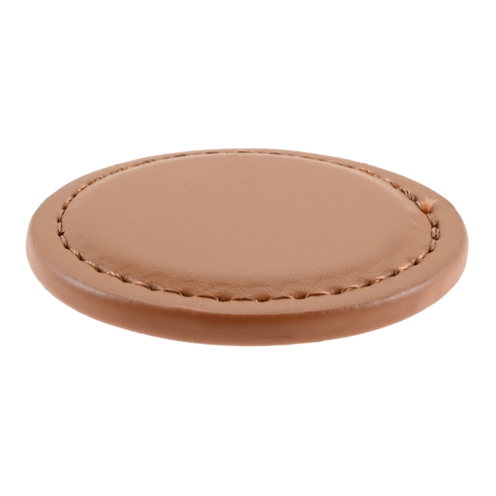 Golf Ball Marker Flat Magnetic Position Marker For Golf Ball Artificial Leather For Course Competition Golfers Gifts 4x4cm