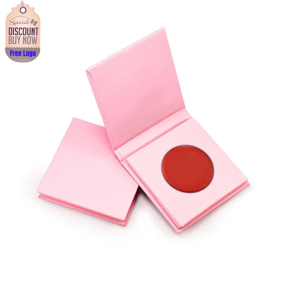 Single Blush Cream Private Label Creamy Texture Waterproof Makeup Rouge Logo Personalizzato