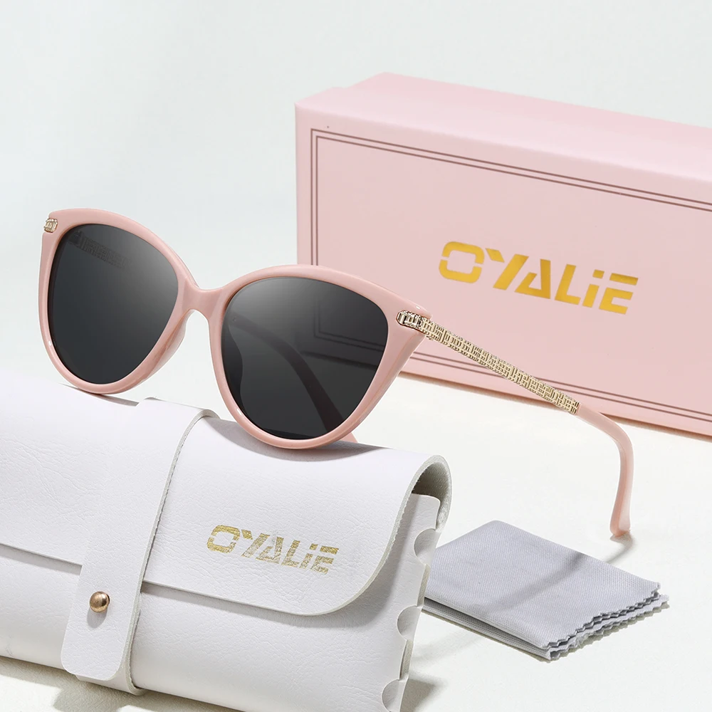 Chic Cat-Eye Sunglasses for Women: Retro Design with Stylish Flair