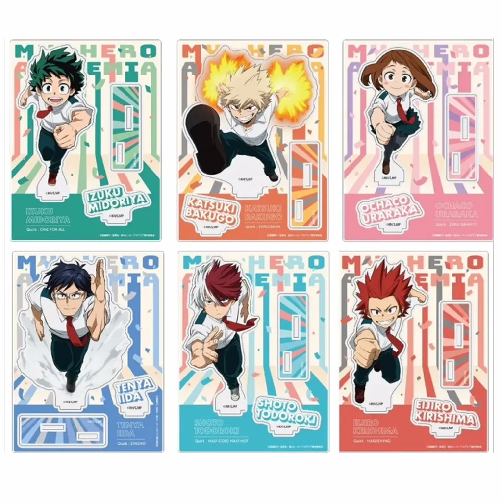 

Figure Doll Anime Kirishima Eijirou Todoroki Shouto Acrylic Stands Model Cosplay Toy for Gift