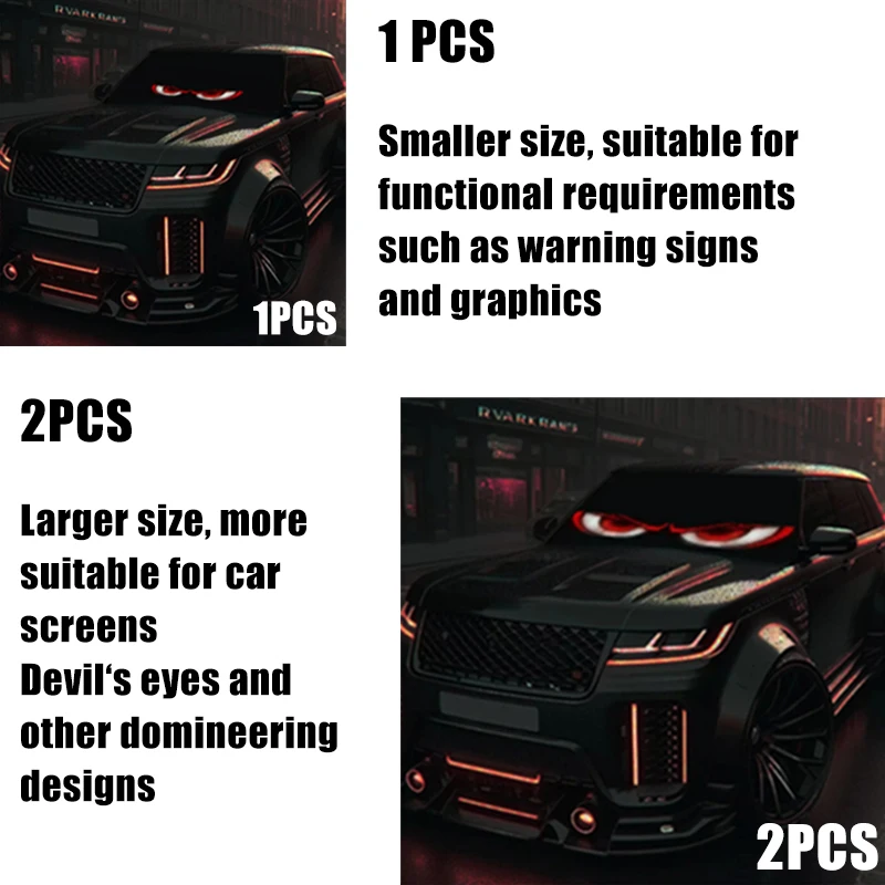 1-2 PCS Devil's Eye LED Animation Screen Light Car Windshield Screen USB Plug-in DIY App Control Flexible Scrolling Text Display,led panel,led display light,led signs