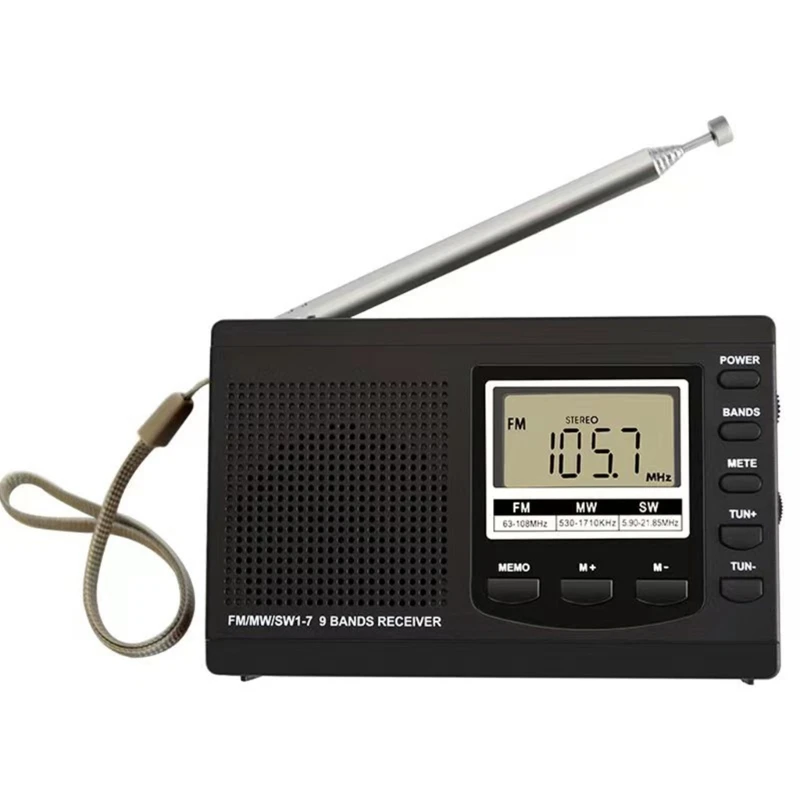 

Mini Radio FM/MW/SW Receiver Digital Alarm Clock FM Radio Receiver Radio Speaker Drop Shipping