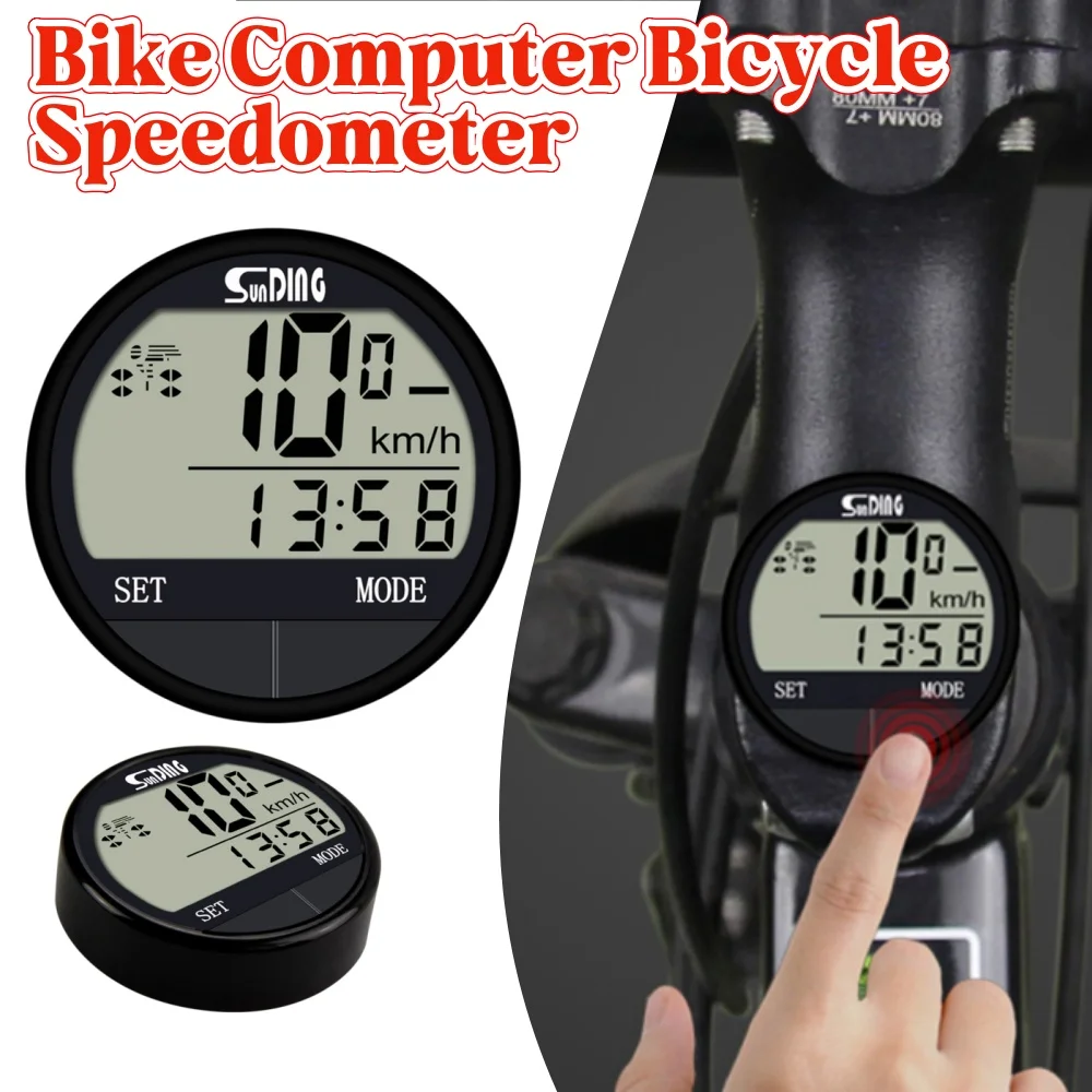 Multi-Functional Bike Speedometer & Odometer with Display