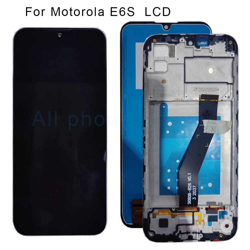 4 шт./лот 100% протестированный Оригинальный ЖК-дисплей для Moto E6S 2020 XT2053-1 дисплей