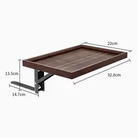 Table de chevet pliante en bois massif, créative, moderne, nordique, petite chambre à coucher, support de rangement, esthétique, Stable, décoration de la maison 6