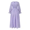 110541-4a26ad.jpg Abaya-Robe Hijab à Manches sulfpour Femme, Tenue Maxi Décontractée, Style Musulman, Vintage, Couleur Unie, Dubaï, Turquie, Automne