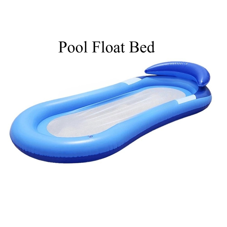 2025 NEW Swim Ring Tube Inflatable - Water Hammock Pool Float Bed, Beach Lounger Chair for Sunbathing