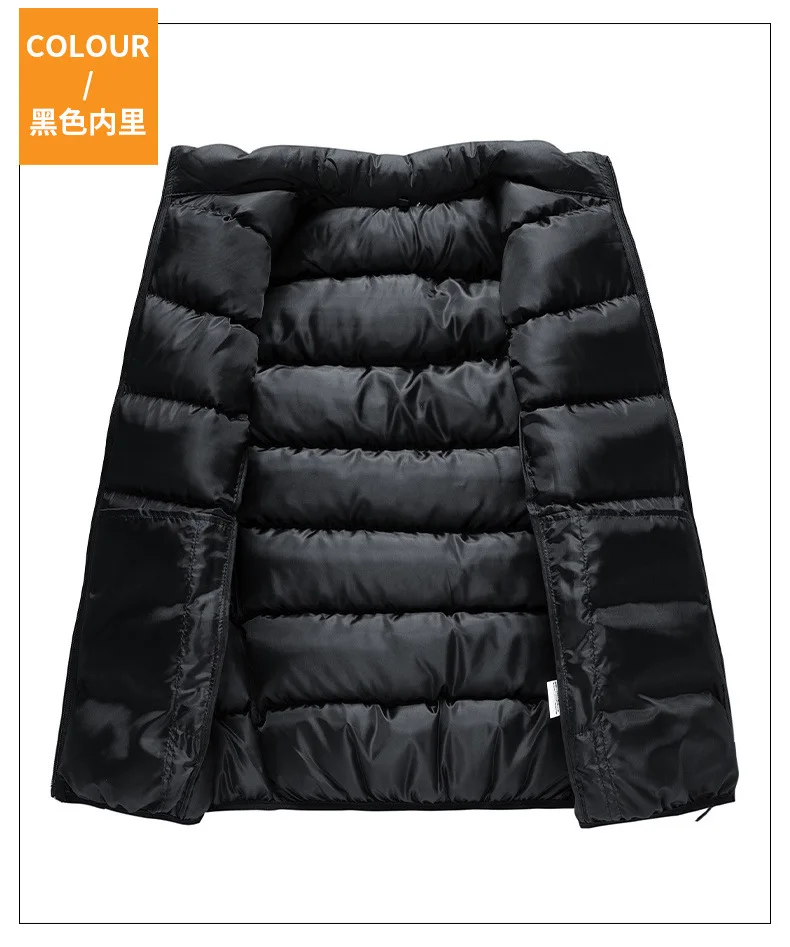 Large Size Winter Vest Wearing Example 7