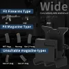 Adoreal Gun Wall Mount For Rifle Double Gun Magazine Holder Fit Perfectly PMAG A15 Runner Mount With Rock Lock Click Into Place 3