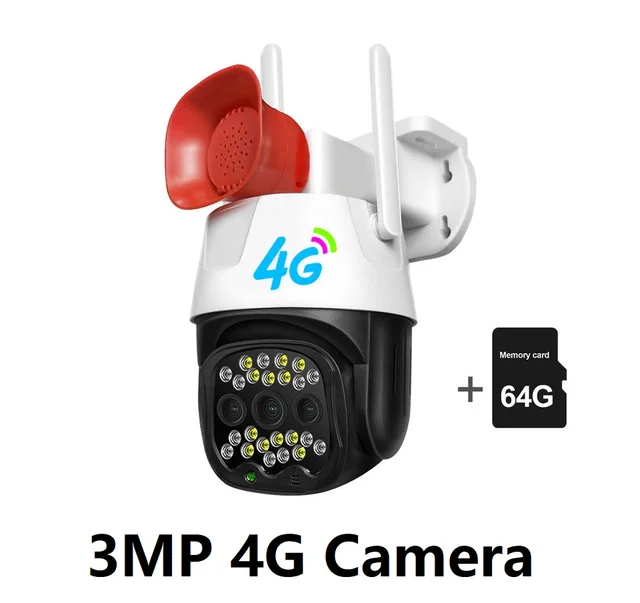 3MP 4G Camera 64G
