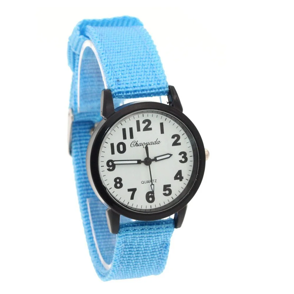 Children Kids Watch Military Fabric Nylon Band Student Boy Girls Watches Quartz Analog Army Men Women Quartz Wrist Watches 5