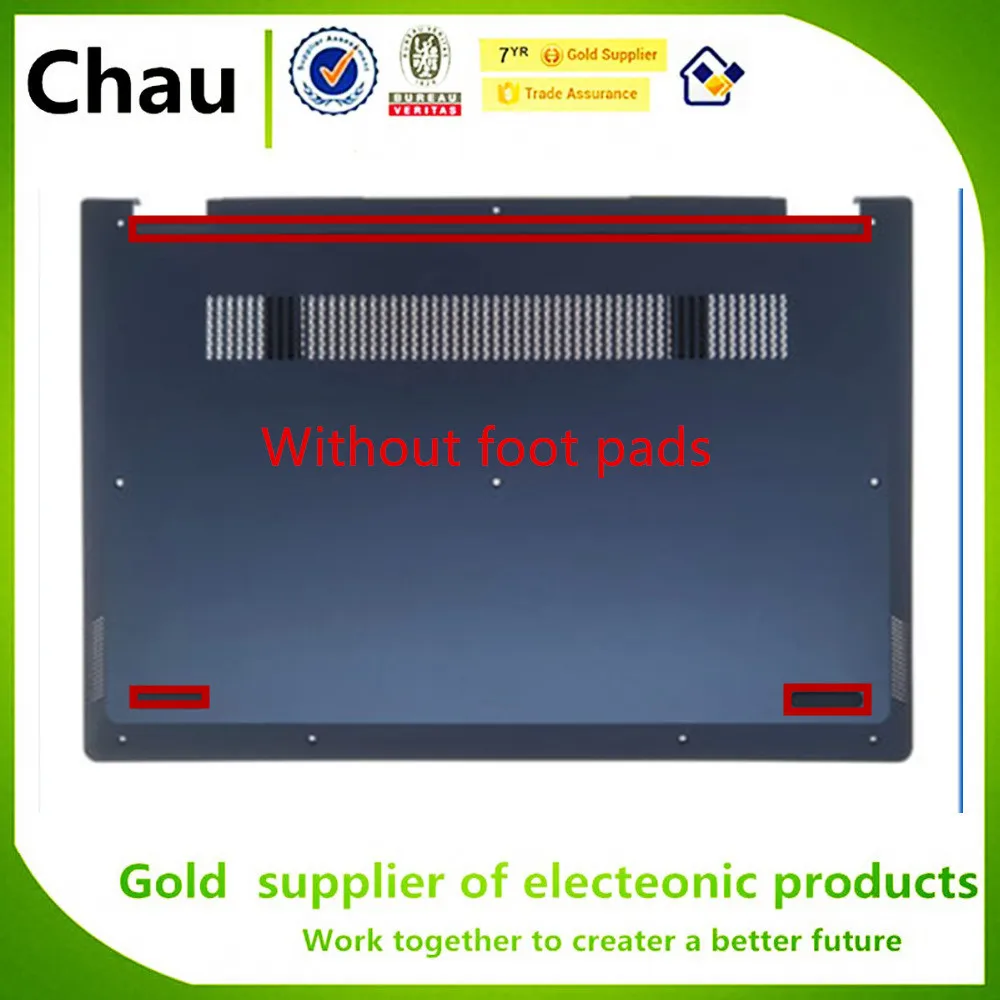 Chau Lenovo IdeaPad C340-14IWL C340-14API Flex-14API 어퍼 케이스, 팜레스트 커버, C / D 커버, 바텀 케이스, AP2GA000B20, 블루, 신제품