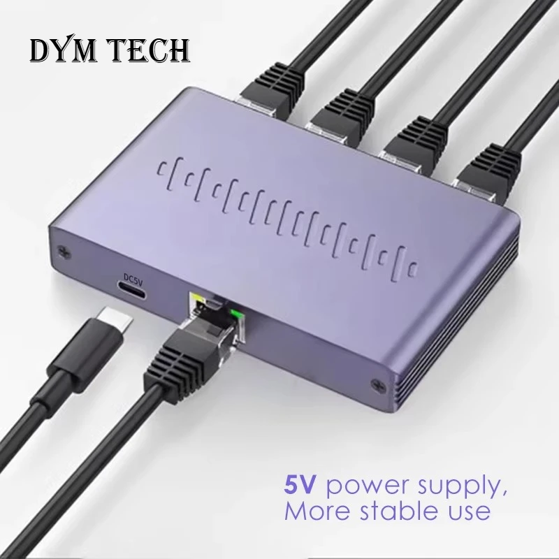 High-Speed Gigabit Ethernet Splitter - 1000Mbps RJ45 LAN Network Extender