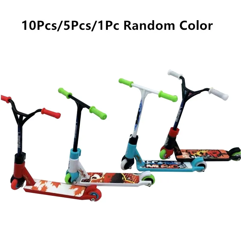 Finger Skateboard Toys 10/5/1Pc Mini Skate Park Ramp Sets Finger Scooter