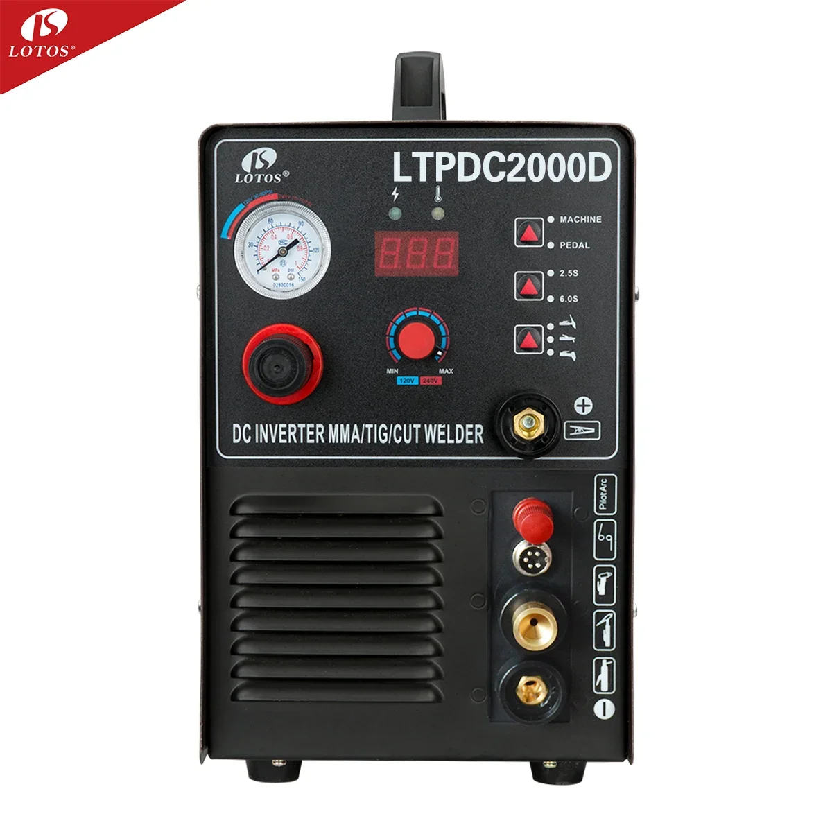 Lotos LTPDC2000D  welding machine plasma 200a CUT MMA TIG 3 in1 inverter welder welding machine 220v for sale 2