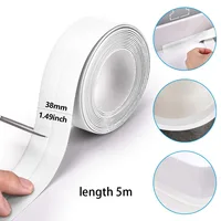 เทปกาวสำหรับห้องน้ำฐานซีล,ห้องครัว,ห้องน้ำ,อ่างล้างจาน,ฝักบัว,อ่างอาบน้ำขอบตัวป้องกัน,พีวีซีกาวยางยืดตกแต่ง 3