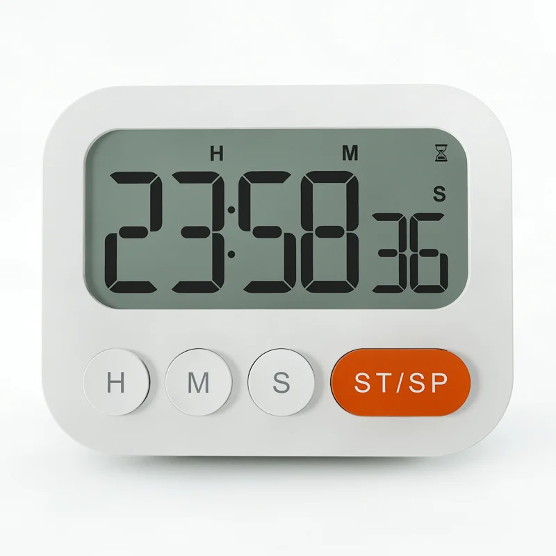 

High Quality LED Digital Kitchen Countdown Timer Time Reminder For Cooking Stopwatch Shower Study Counter
