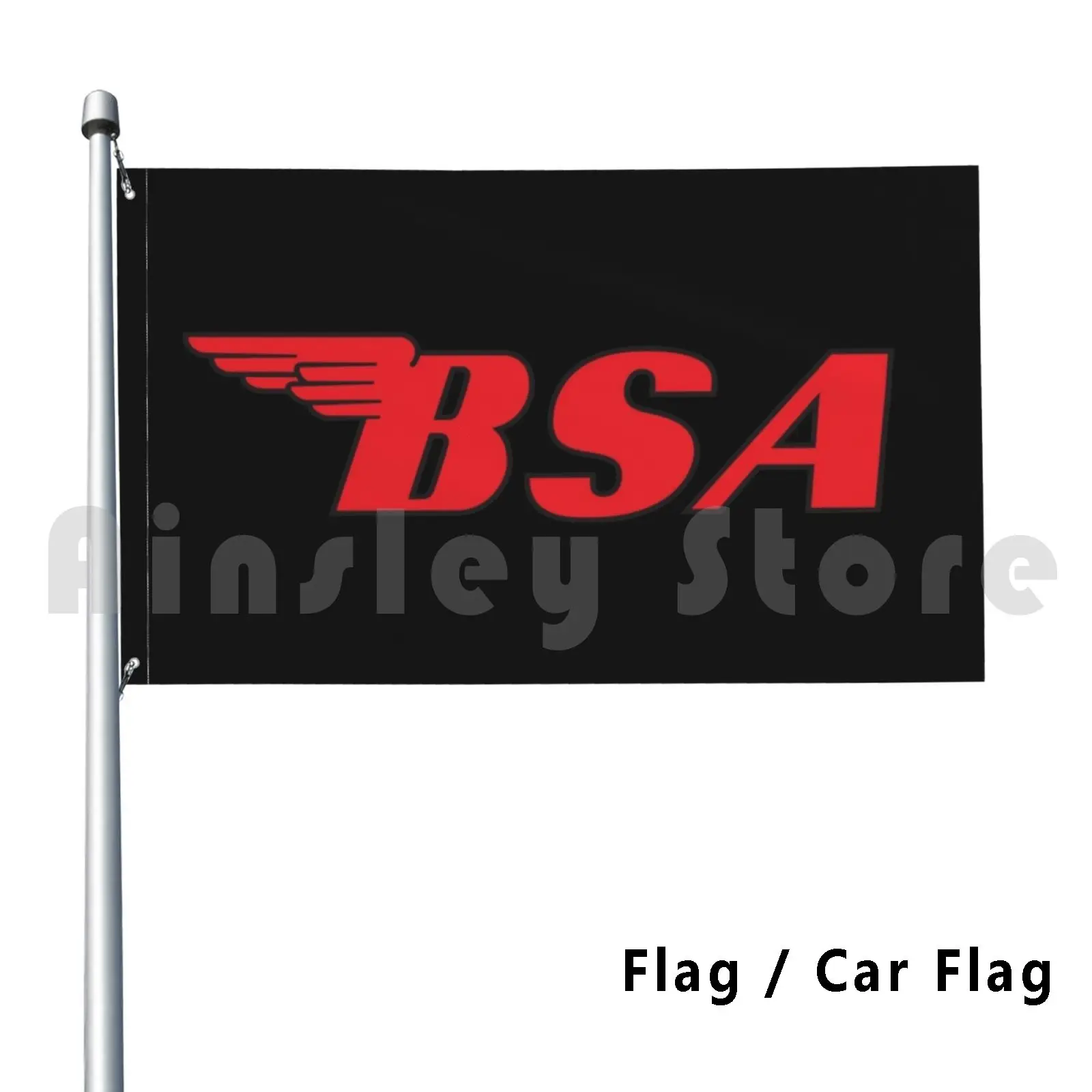 Bsa Motorcycles Logo 2 Flag Car Flag Funny Motorcycle Norton Retro Chopper Classic Motorcycle Matchless