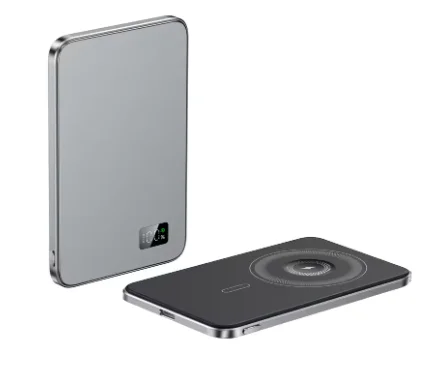 Новий надтонкий сплав Powerbank Magnetic Power Bank Бездротовий швидкий зарядний пристрій для iPhone 16 15 14 13 12 Резервний акумулятор для Magsafe