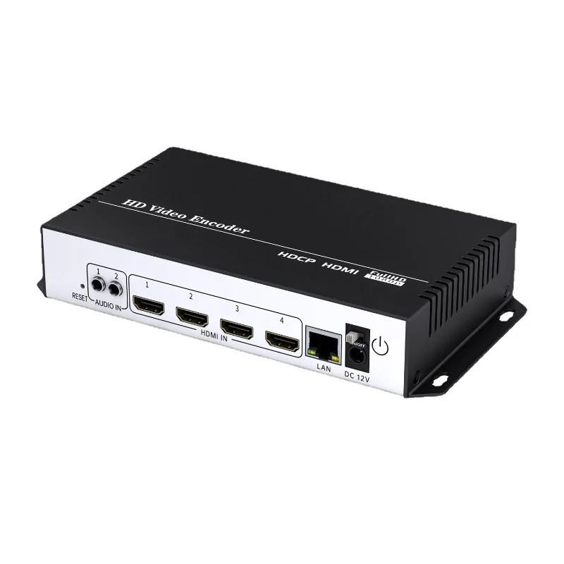 Encoder video 4K a quattro vie ad alta risoluzione, multicanale, per trasmissioni in diretta, a basso bit rate e bassa latenza - immagine 5